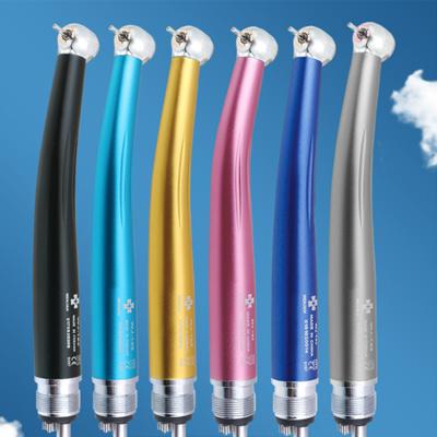 佛山稳健 彩色高速牙科手机 WJ-124四孔标准按压三点喷雾-两槽